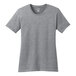 A Port & Company athletic heather grey short sleeve t-shirt.