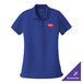 A True Royal Port Authority women's polo shirt with a logo on it.