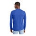 A man wearing a Deep Royal blue long sleeve District T-shirt.