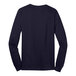 A medium Port & Company navy long sleeve t-shirt.