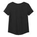 A women's black short sleeve T-shirt.
