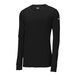 A black Nike long sleeve moisture-wicking T-shirt.