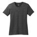 A dark heather grey Port & Company short sleeve T-shirt.