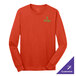 An orange Port & Company long sleeve t-shirt.