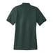 A dark green Port Authority women's short sleeve polo shirt.