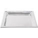 An American Metalcraft hammered stainless steel square tray.