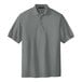 A Port Authority Cool Gray short sleeve polo shirt.