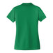 A Port Authority women's bright kelly green short sleeve polo shirt with a collar.