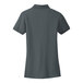 A graphite Port Authority short sleeve polo shirt for women.