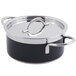 Bon Chef 60301 Classic Country French Collection 3.3 Qt. Black Pot with Cover