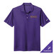 A Nike Court Purple Dri-FIT polo shirt with a white swoosh on the sleeve.