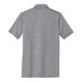 A Port & Company unisex athletic heather grey polo shirt.