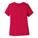 A Bella + Canvas women's customizable short sleeve t-shirt in heather red.