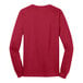 A red Port & Company long sleeve t-shirt.