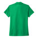 A green Nike polo shirt.