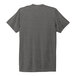 A back view of a grey AllMade customizable t-shirt with a white logo.