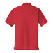 A Port Authority rich red short sleeve polo shirt.