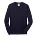 A Port & Company True Navy long sleeve T-shirt.