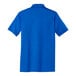 A Port & Company royal blue polo shirt.
