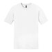 A white District t-shirt with a black tag.