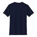 A new navy District unisex short sleeve t-shirt with a white logo on the back.