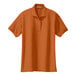 A Port Authority Texas Orange polo shirt with an embroidered collar.