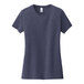 A District heathered navy short sleeve t-shirt for women.