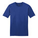 A District unisex deep royal blue short sleeve t-shirt.