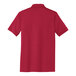 A red Port & Company polo shirt.