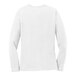 A white Port & Company long sleeve t-shirt.