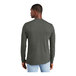 A man wearing a Deepest Gray District long sleeve t-shirt.