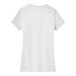 A District white short sleeve t-shirt for women with a small logo on the front.