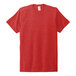 An AllMade red t-shirt on a white background.