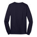 A long sleeved navy Port & Company t-shirt.