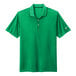 A lucid green Nike Dri-Fit polo shirt with a white Nike logo on the sleeve.