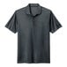 A Nike anthracite polo shirt with a logo.