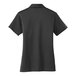 A steel gray Port Authority women's short sleeve polo shirt.