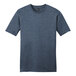 A District unisex heathered navy short sleeve t-shirt.