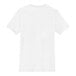 A white District unisex short sleeve T-shirt with a logo on it.