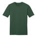 A District Forest Green short sleeve t-shirt with a black collar.