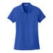 A Port Authority True Royal short sleeve polo shirt in blue.