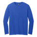 A District Deep Royal long sleeve T-shirt for adults.