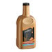 A brown bottle of DaVinci Gourmet Sugar Free Caramel Flavoring Sauce with a label.