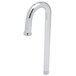 A chrome T&S rigid gooseneck faucet replacement.