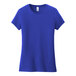 A District women's deep royal blue short sleeve t-shirt.
