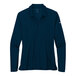 A navy Nike long sleeved polo shirt.