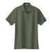 A Port Authority clover green short sleeve polo shirt.