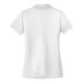 A white Port Authority women's short sleeve polo shirt.