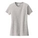 A District women's light heather gray short sleeve t-shirt.