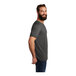 A man wearing a grey AllMade customizable t-shirt.